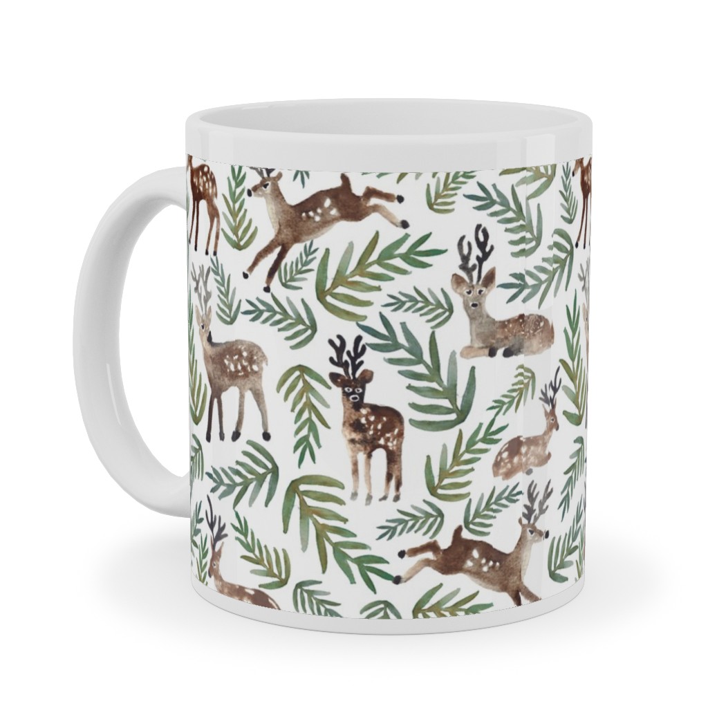 Loved Dearly - Green Ceramic Mug, White, , 11oz, Multicolor