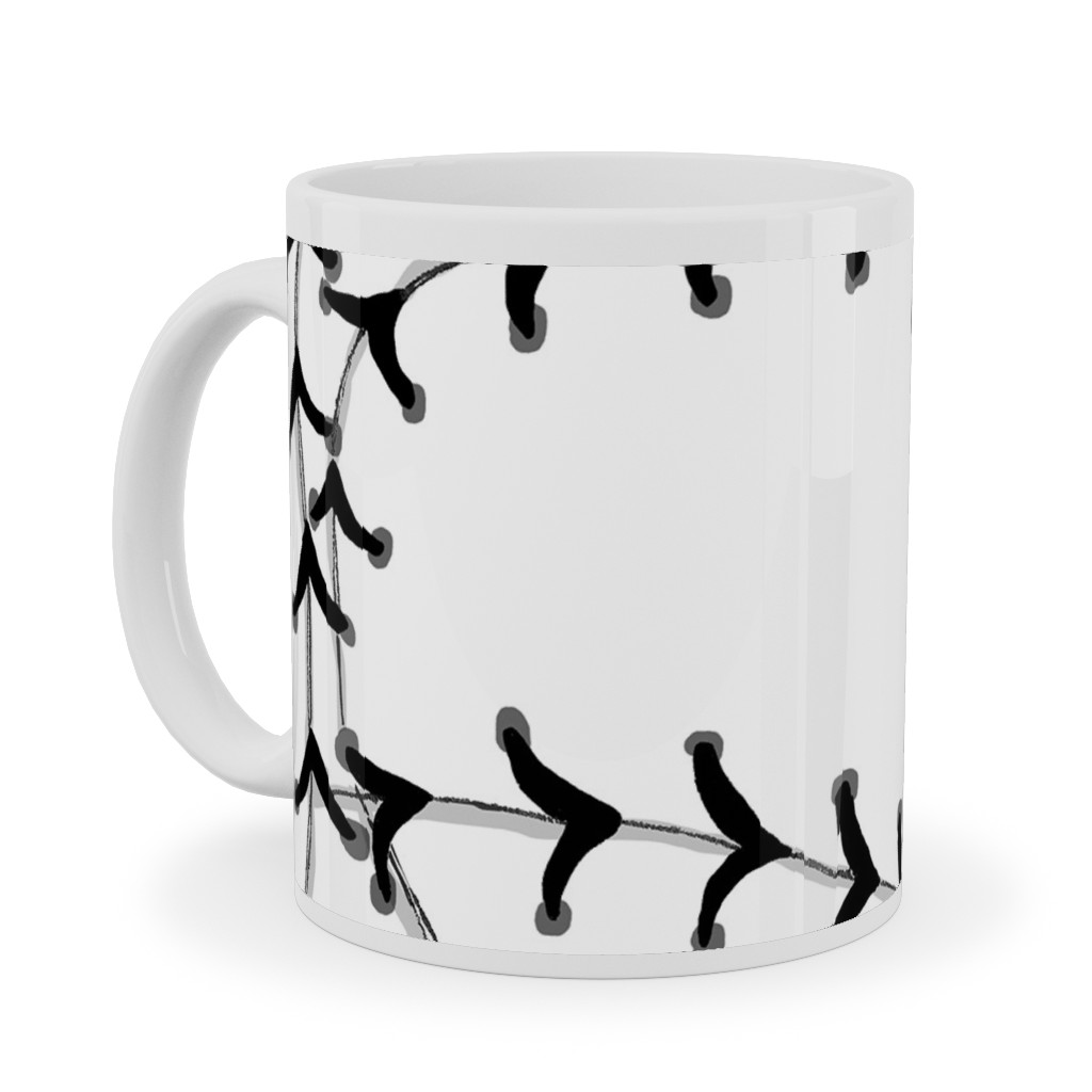 Ball Ceramic Mug, White, , 11oz, White, White