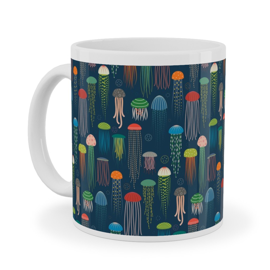 Just Jellies - Multi Ceramic Mug, White, , 11oz, Multicolor
