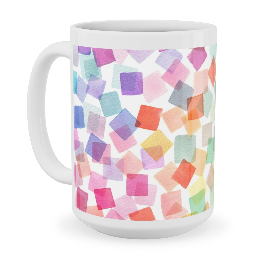 Confetti Party - Multi Ceramic Mug, White, , 15oz, Multicolor