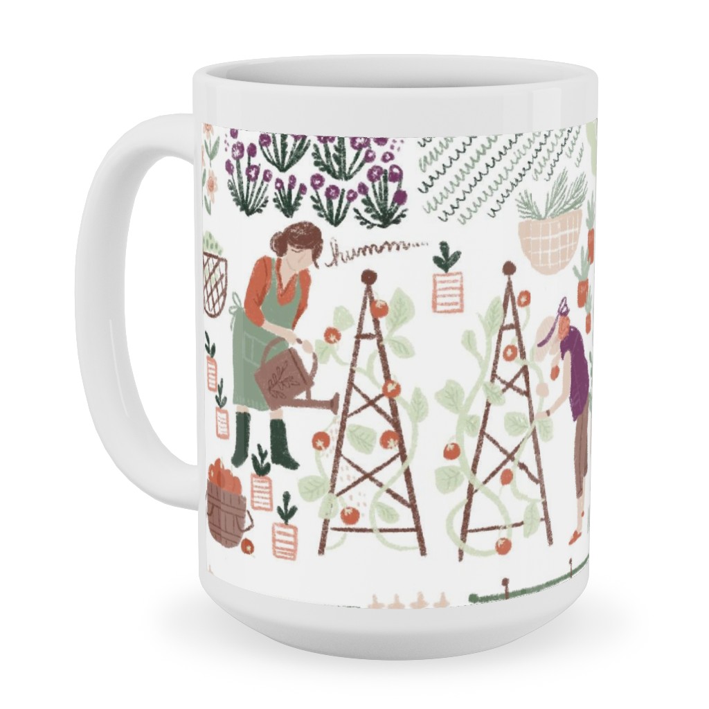 My Favorite Greenhouse - Multicolor Ceramic Mug, White, , 15oz, Multicolor