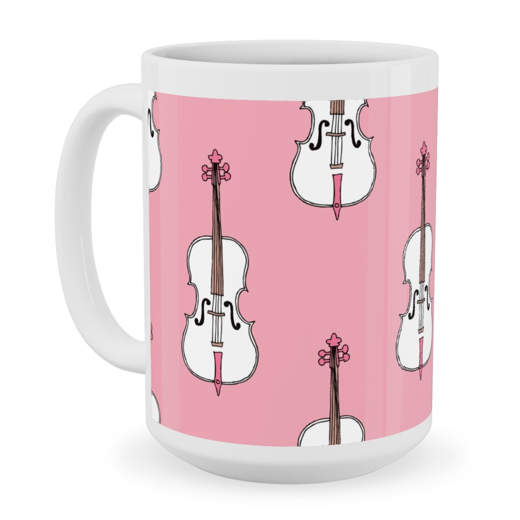 Violins Pink Ceramic Mug Shutterfly