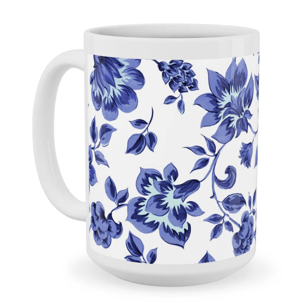 Blue And White Striped Mugs