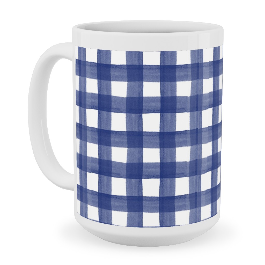 Jennifer Hall Painterly Mug | Cream/Blue main image 1