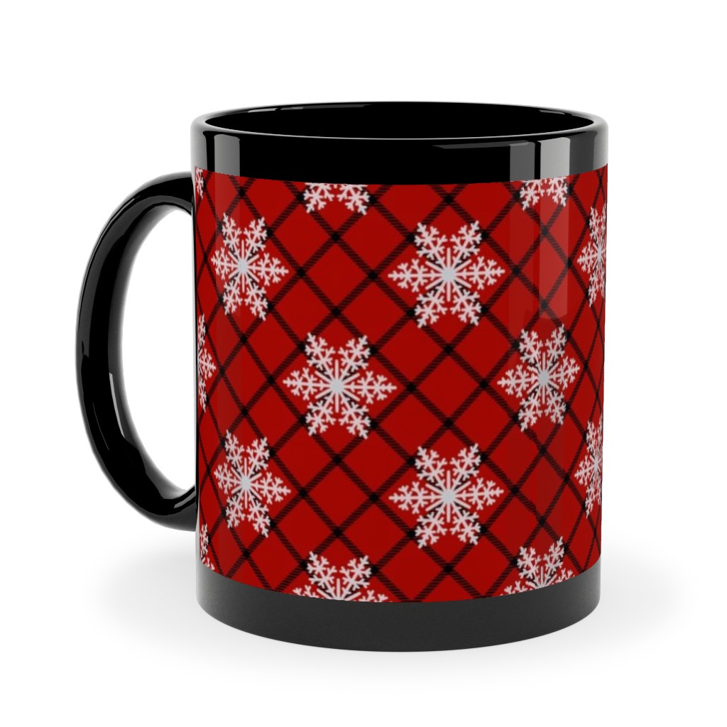 Red Plaid Mug