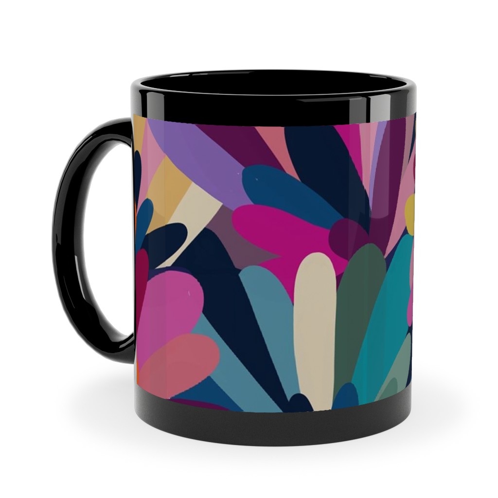 It's a Petal Celebration - Multi Ceramic Mug, Black, , 11oz, Multicolor