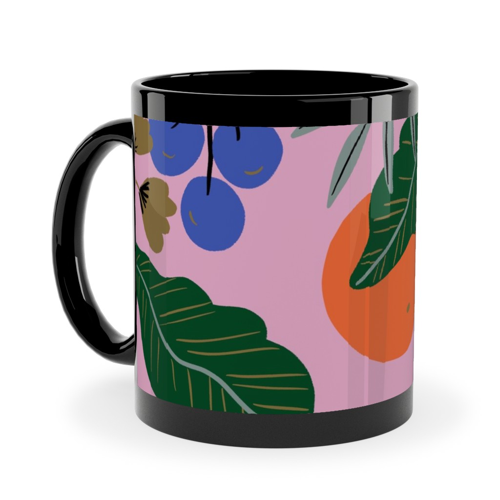 Tropic of Clementine - Multi Ceramic Mug, Black,  , 11oz, Multicolor