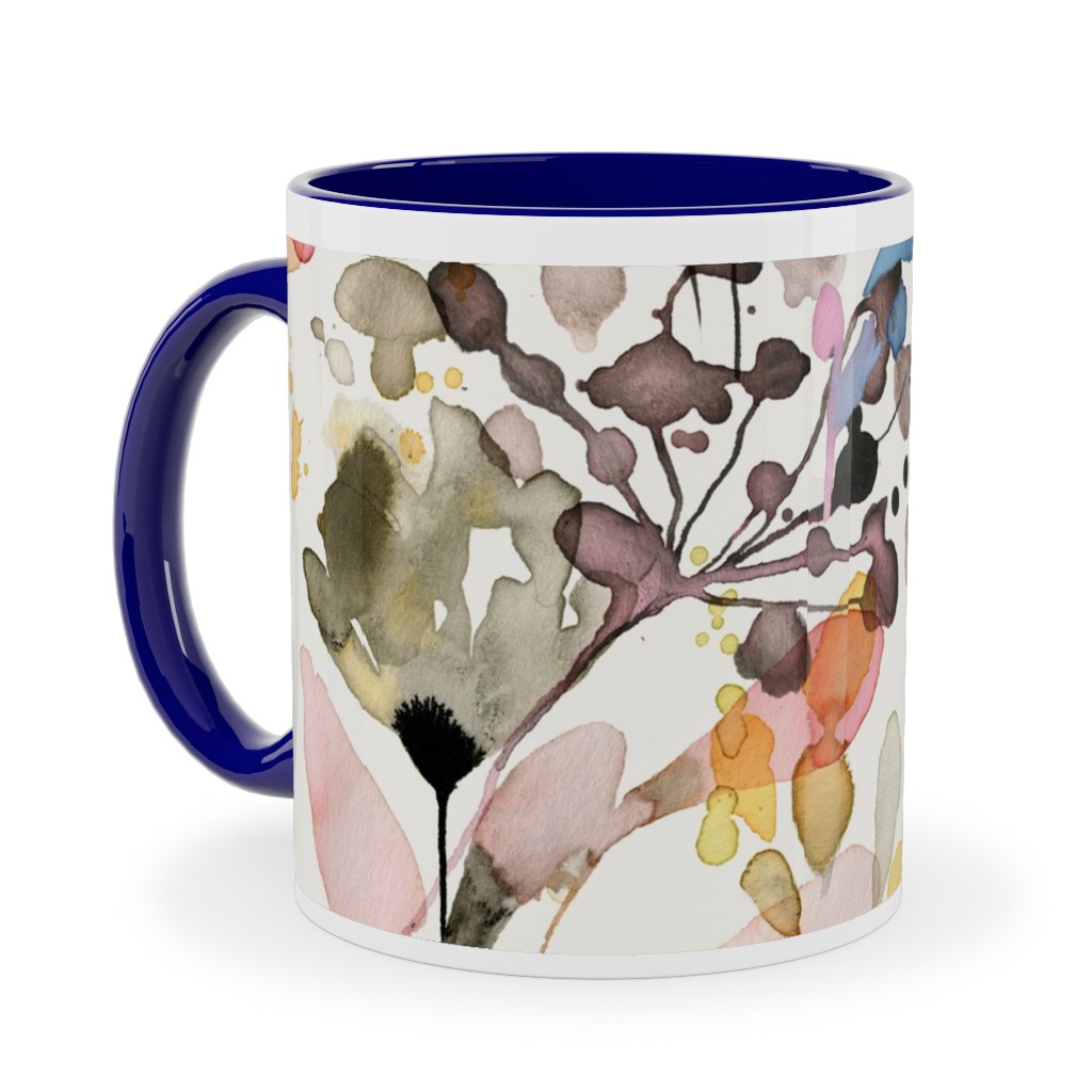 Wild Grasses - Multi Ceramic Mug, Blue, , 11oz, Multicolor