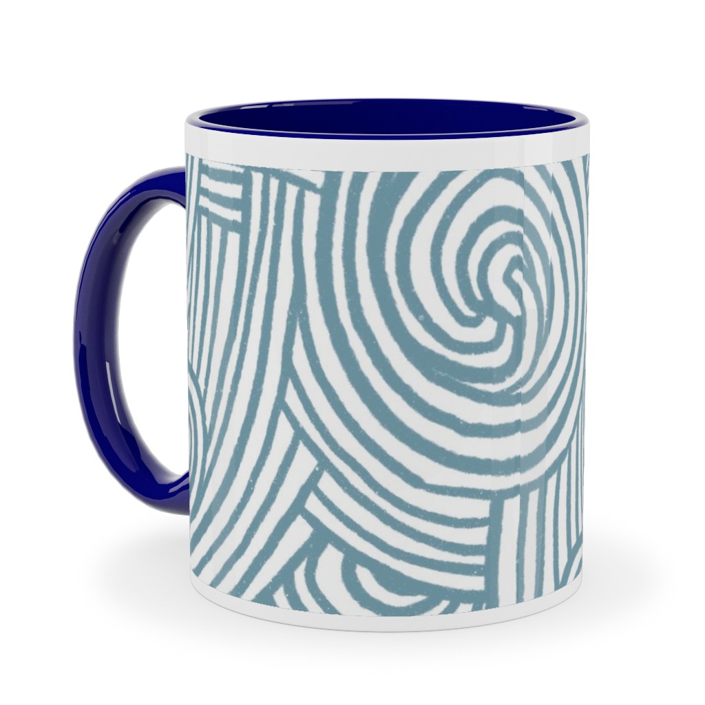 Kahuna Ceramic Mug, Blue,  , 11oz, Blue
