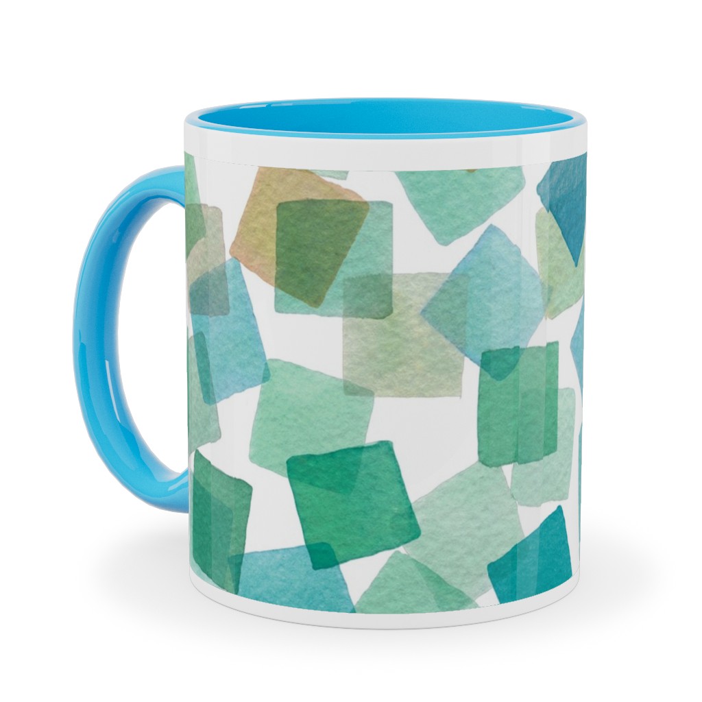 Confetti Party - Spring Pastel Ceramic Mug, Light Blue, , 11oz, Multicolor