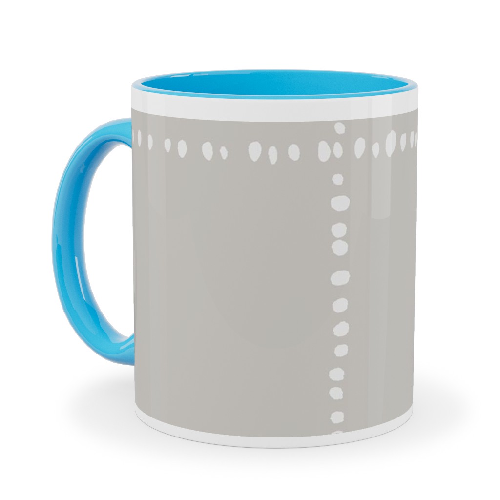 Soul Garden Ceramic Mug, Light Blue, , 11oz, Gray, Smoke