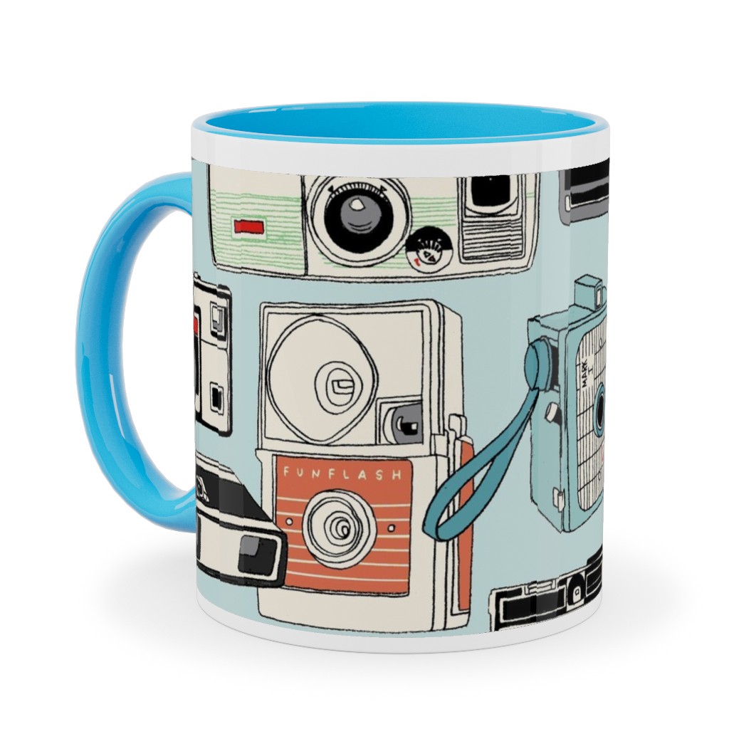 Make It Snappy Ceramic Mug, Light Blue,  , 11oz, Multicolor