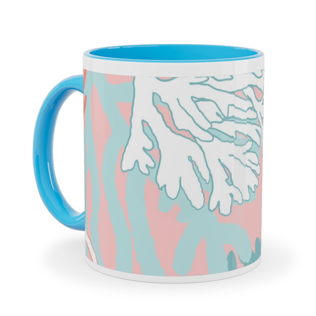 Coral Springs Ceramic Mug, Light Blue, , 11oz, Multicolor