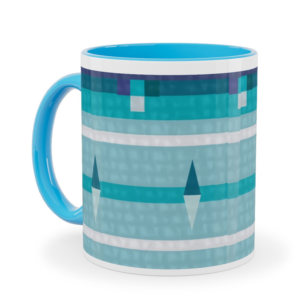 Kilim With Kindness - Multi Ceramic Mug, Light Blue, , 11oz, Multicolor