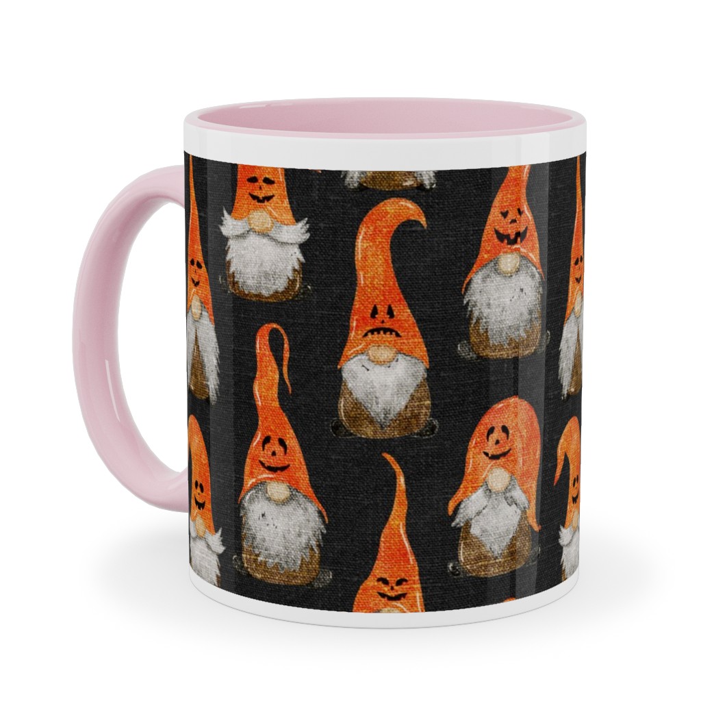 My Gnomes Ceramic Mug, Pink, , 11oz, Orange, Charcoal