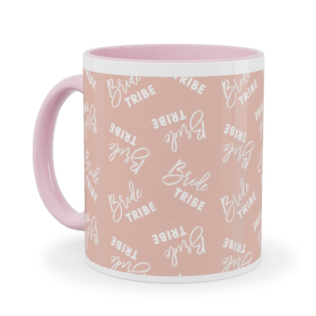 Bride Tribe - Light Pink Ceramic Mug, Pink,  , 11oz, Pink