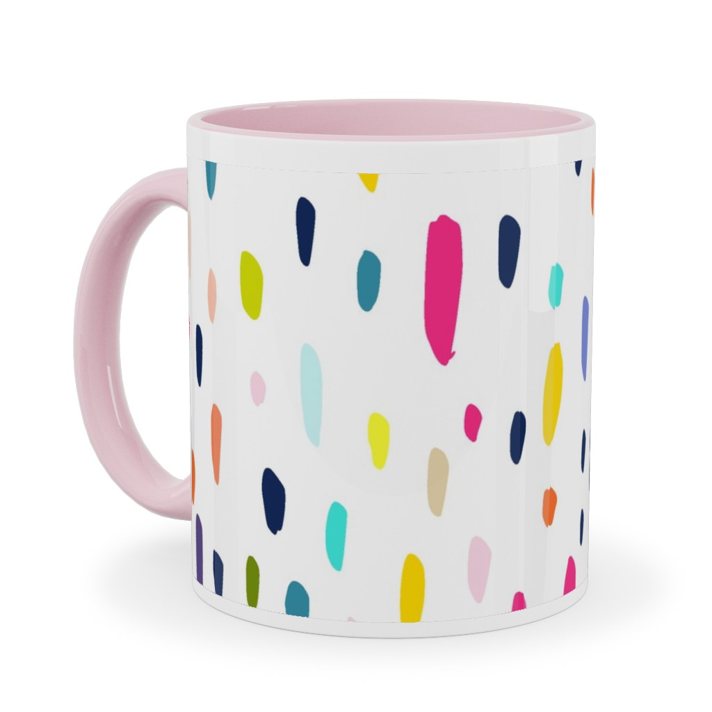 Summer Beach Party - Multi Ceramic Mug, Pink, , 11oz, Multicolor