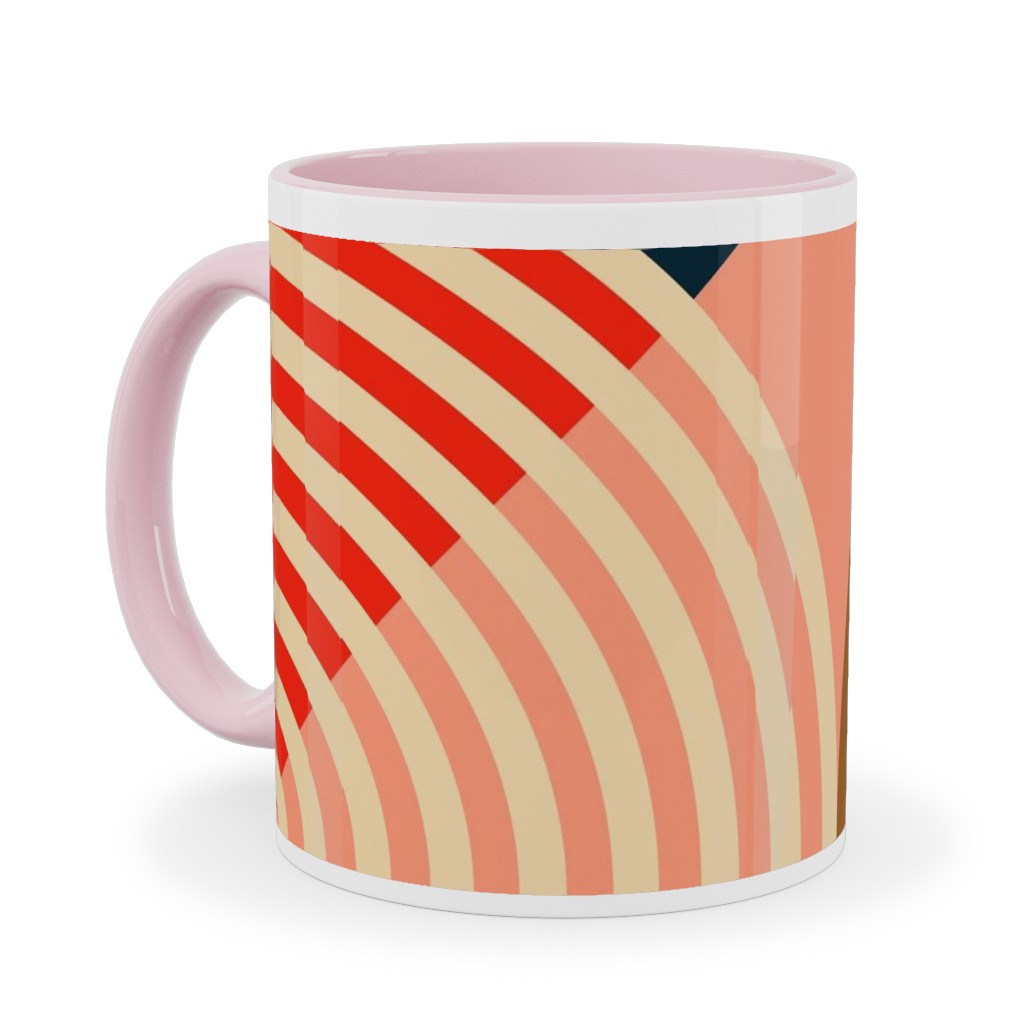 Sunset Over Denmark - Multi Ceramic Mug, Pink,  , 11oz, Multicolor