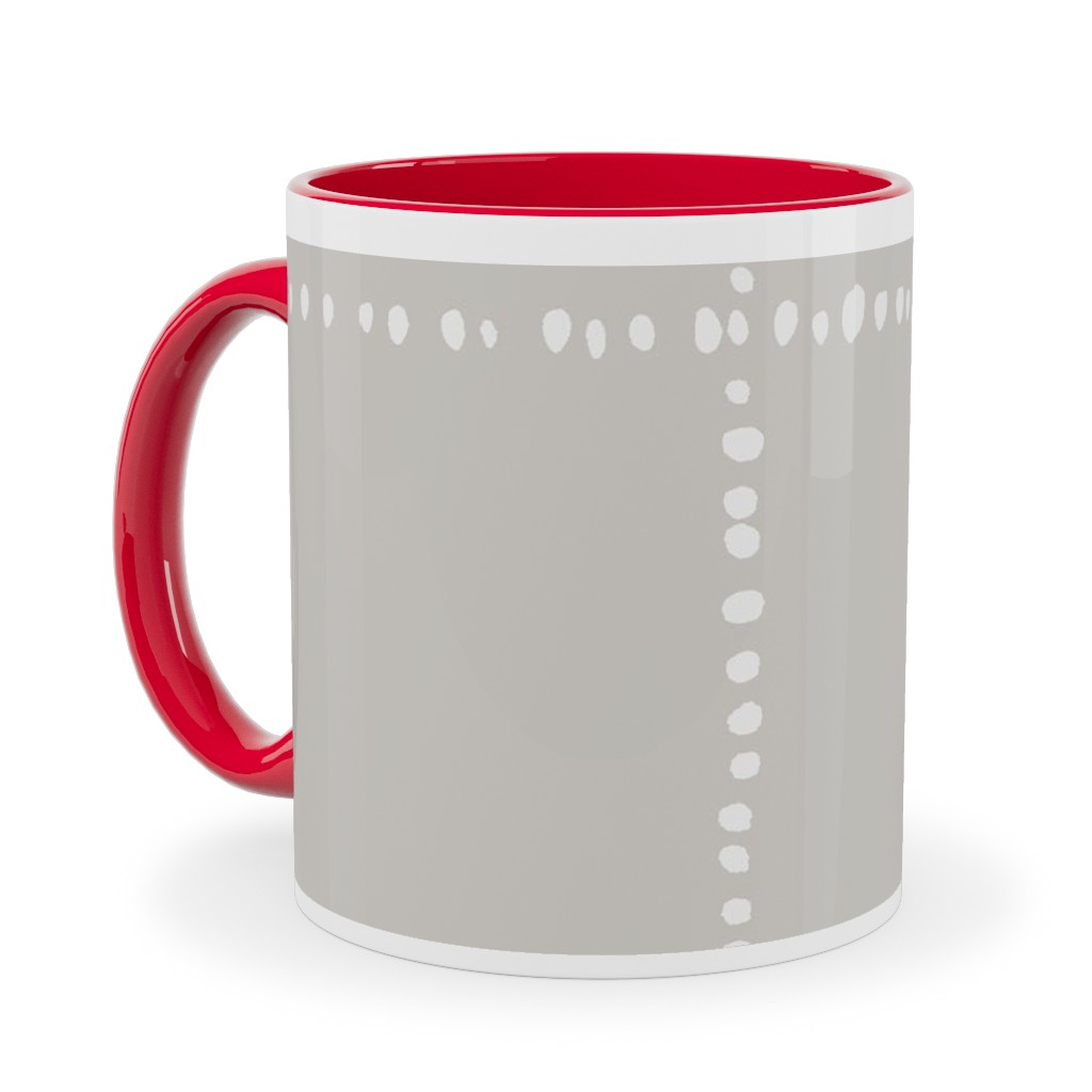 Soul Garden Ceramic Mug, Red,  , 11oz, Gray