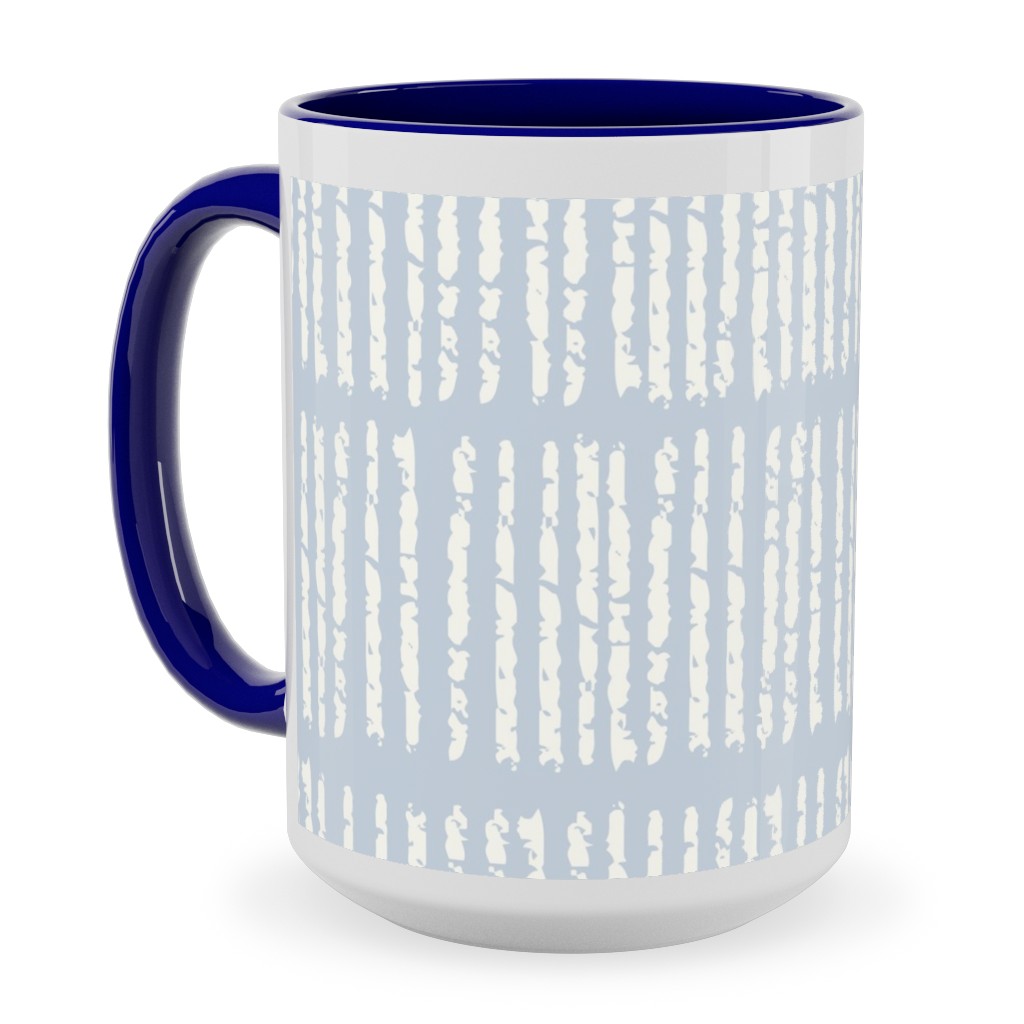 Blue Photo Mugs Dash  Blue Ceramic Mug Blue 15oz Blue True Blue