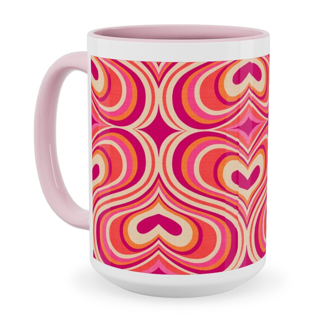 I Think I Love You - Red Ceramic Mug, Pink, , 15oz, Red, Red