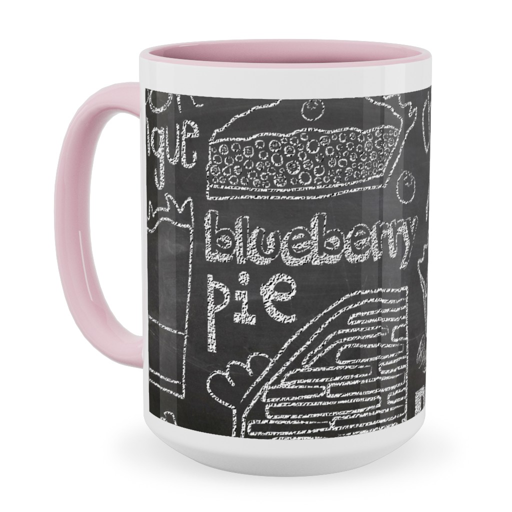 Today's Chalkboard Special! Ceramic Mug, Pink,  , 15oz, Gray