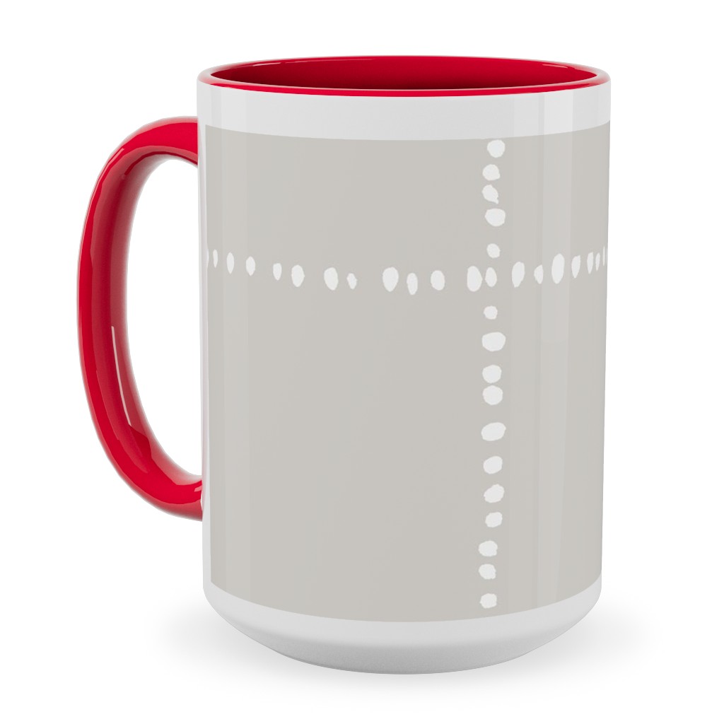 Soul Garden Ceramic Mug, Red,  , 15oz, Gray
