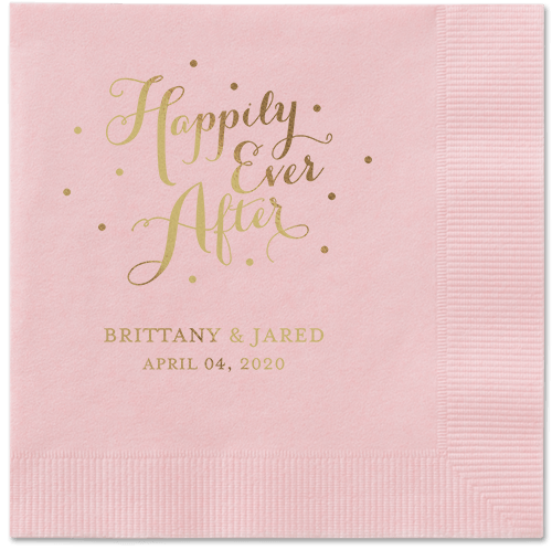 Divine Forever Napkins, Yellow, Blush