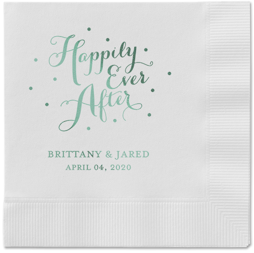 Divine Forever Napkins, Green, White, Sage