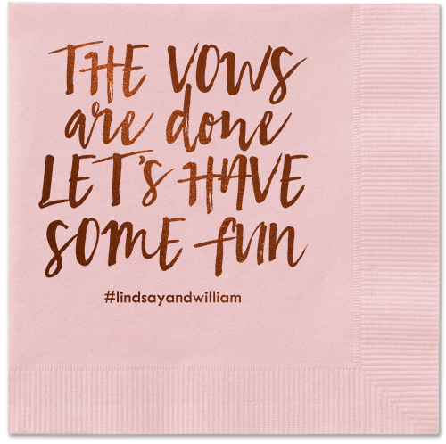 Fun Factor Napkins, Brown, Blush, Mocha