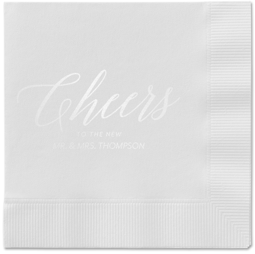Hearty Clink Napkins, White, White, White