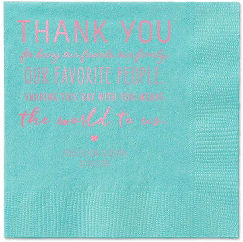 Modern Wedding Napkins