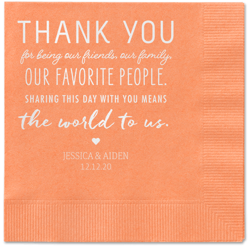 Disposable Wedding Napkins