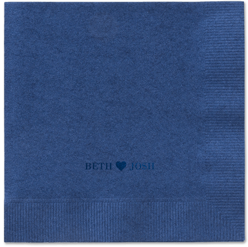 Inseparable Love Napkins, Blue, Navy, Midnight
