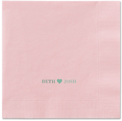 Inseparable Love Napkins, Green, Blush, Sage