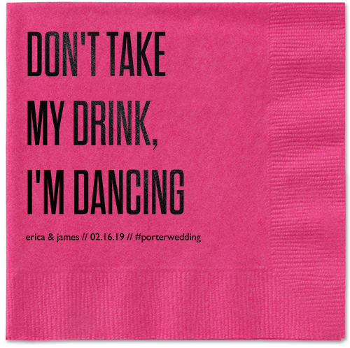 Personalized Rehearsal Dinner Napkins