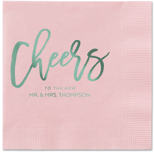 Spirited Toast Napkins, Green, Blush, Sage