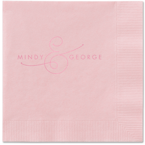 Pink Wedding Napkins