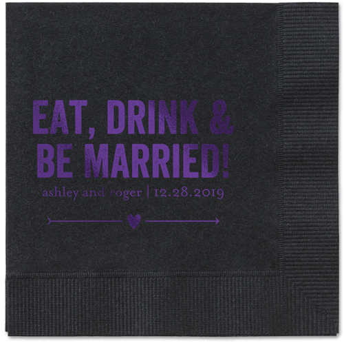 Purple Party Napkins