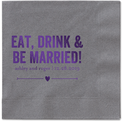 Purple Party Napkins