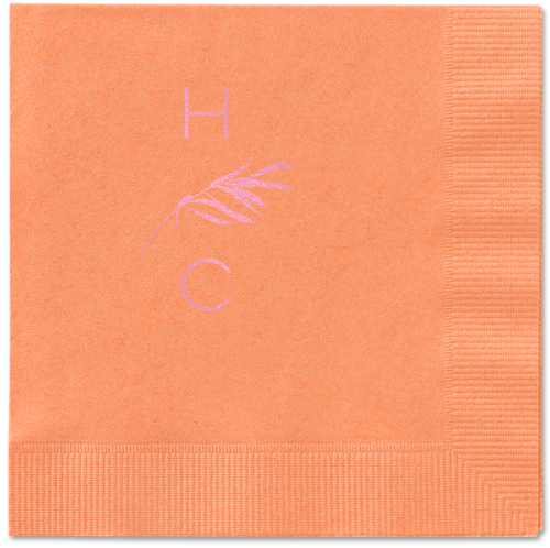 Tropical Herald Napkin, Pink, Coral