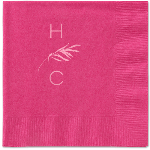 Tropical Herald Napkin, Pink, Magenta