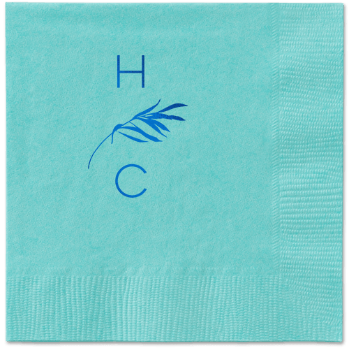 Tropical Herald Napkin, Blue, Aqua