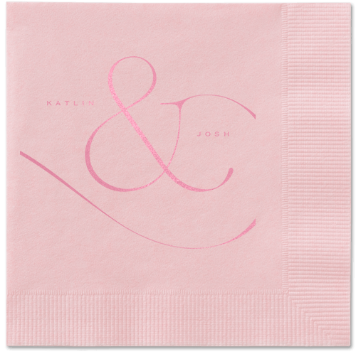 Elegant Embellishment Napkin, Pink, Blush, Blush