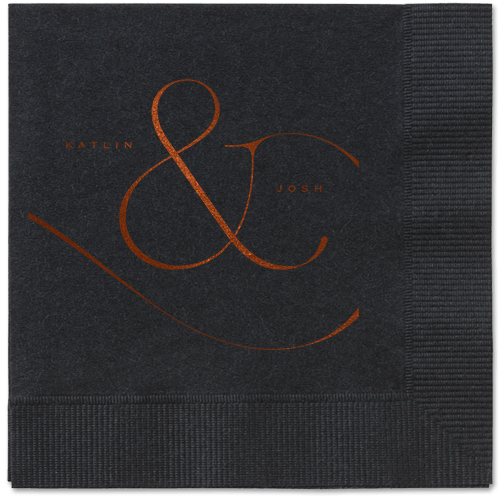 Elegant Embellishment Napkin, Brown, Black, Mocha