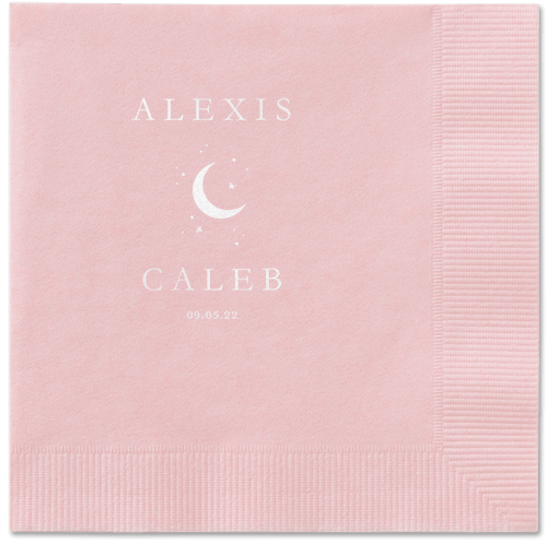 Celestial Union Napkin, White, Blush, white