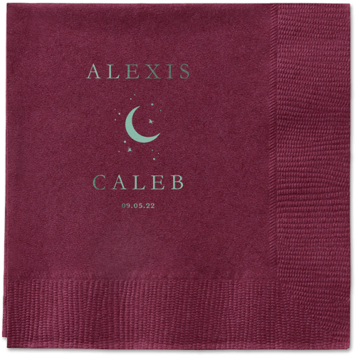 Celestial Union Napkin, Green, Berry