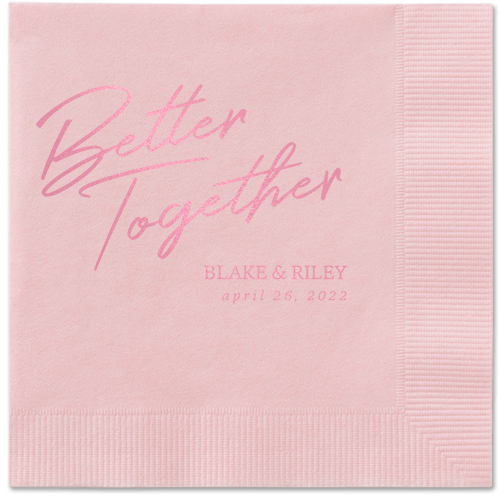 Improved Together Napkin, Pink, Blush