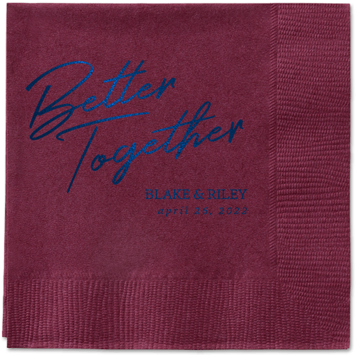 Blue Napkins