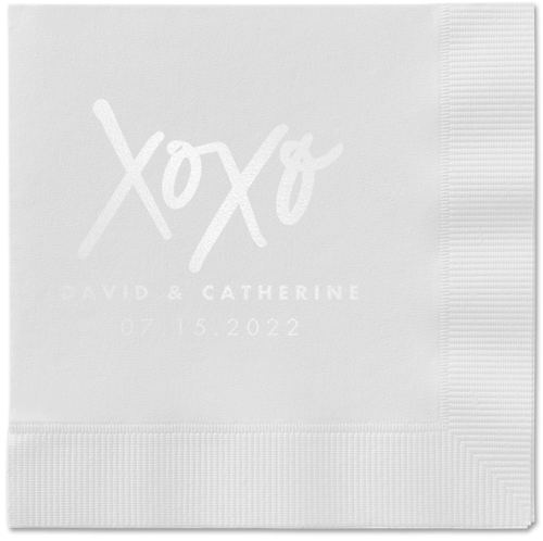 White Cocktail Napkins